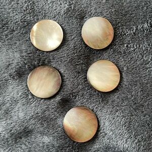 Vintage Set of natural shell buttons